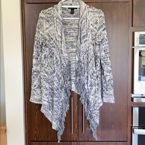 EUC Hip Boho fringe cardigan